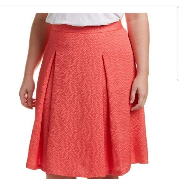 Vince Camuto Pleated A Line Skirt Plus Size NWT Full Figure Size 20W - Picture 4 of 7